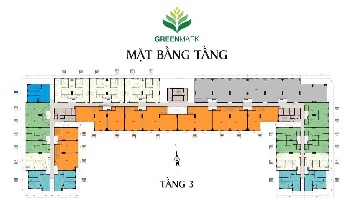 mat bang tang 3 can ho green mark - CĂN HỘ GREEN MARK QUẬN 12