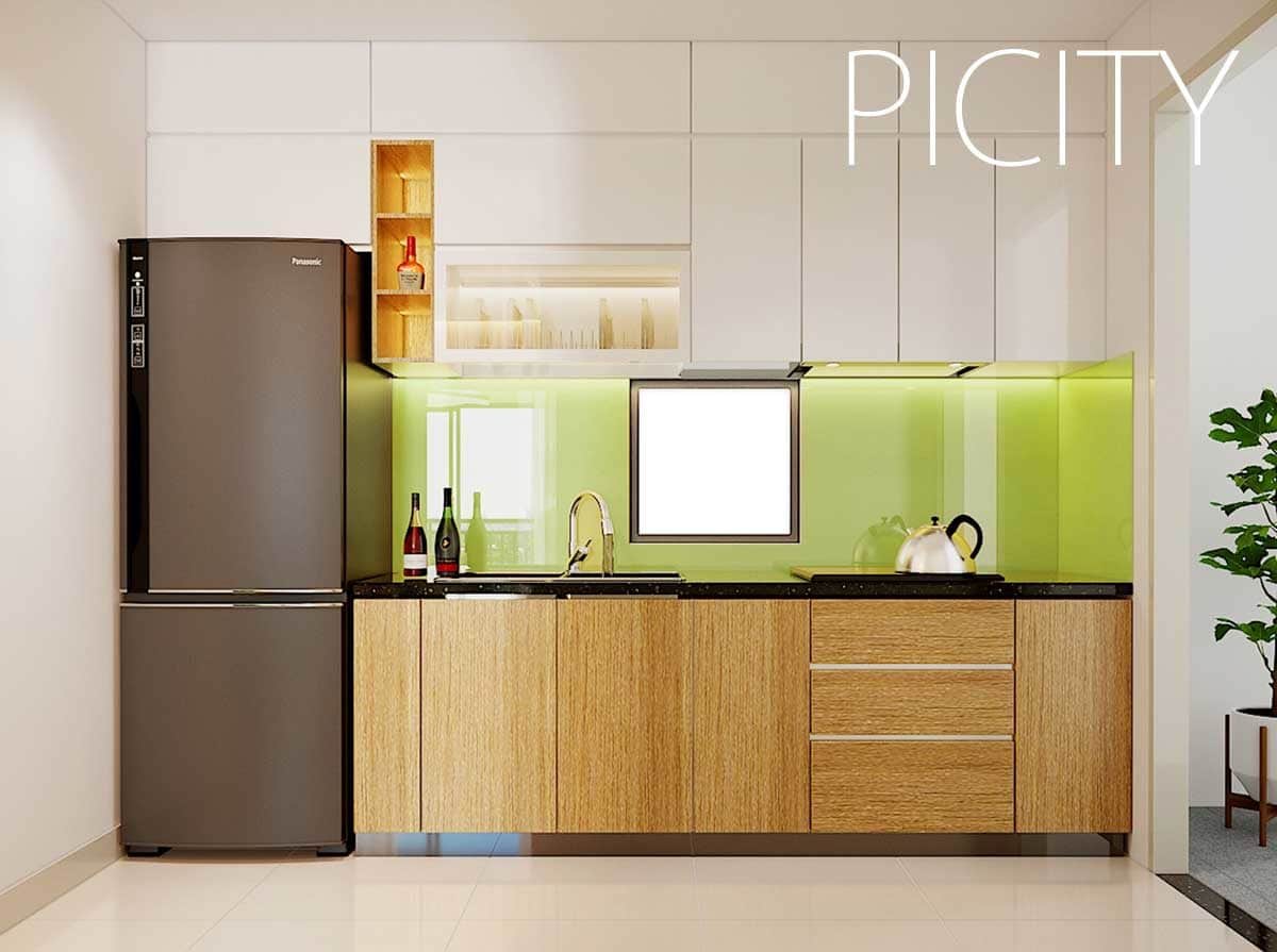 Khách hàng sẽ tìm thấy không gian bếp thật hoàn hảo với thiết kế đầy đủ tiện nghi và tiện ích như tủ lạnh, bếp ga, máy giặt, bồn rửa chén và nhiều hơn nữa. Quận 12 là nơi lý tưởng để có một căn hộ với không gian bếp đẹp và tiện nghi.