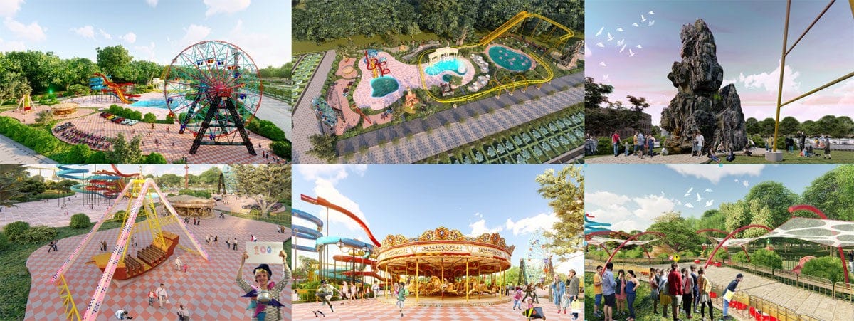 Công viên vui chơi Disney Land 50ha - ECO BANGKOK VILLAS DỰ ÁN BIỆT THỰ BÌNH CHÂU