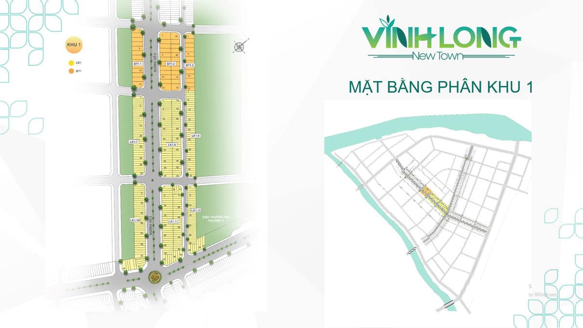mat bang phan khu 1.1 du an vinh long new town - DỰ ÁN VĨNH LONG NEW TOWN