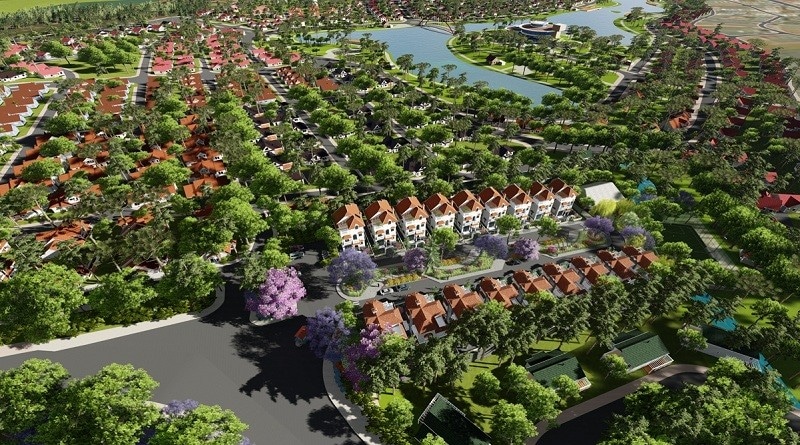 phối cảnh dự án villa town đà lạt - DỰ ÁN BIỆT THỰ VILLA TOWN ĐÀ LẠT
