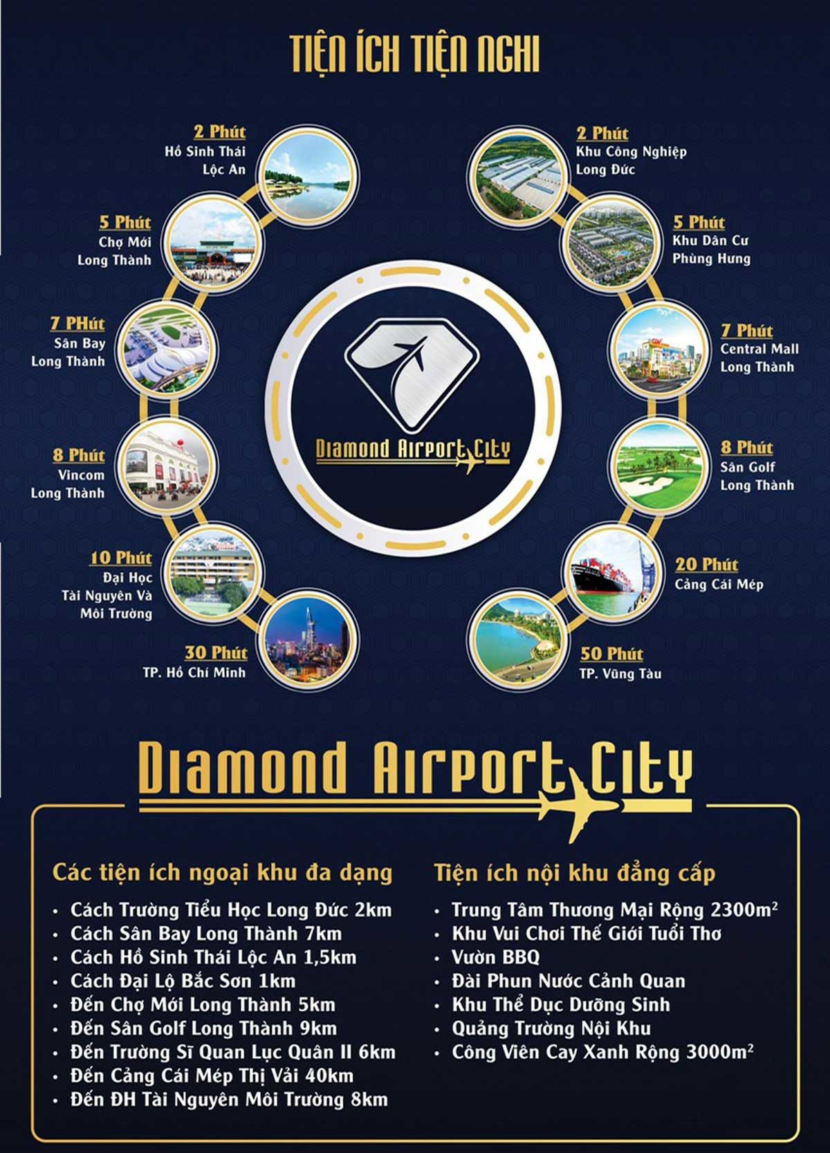 tien ich du an diamond airport city - DỰ ÁN DIAMOND AIRPORT CITY LONG THÀNH ĐỒNG NAI