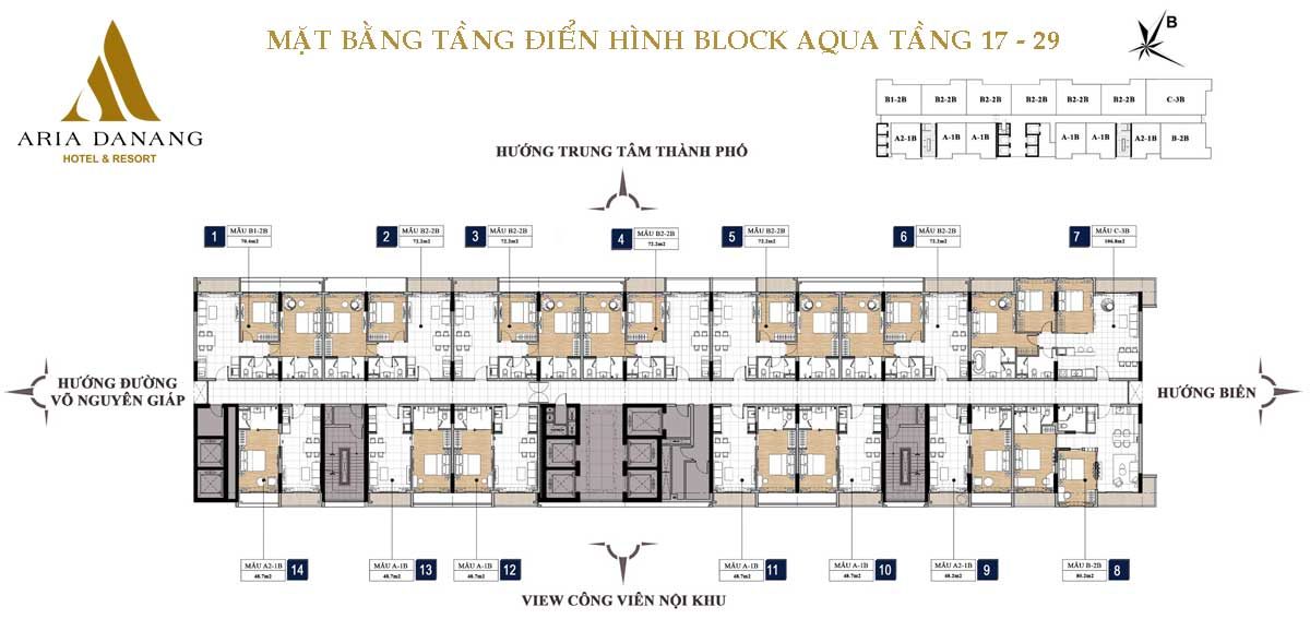 mat bang tang 17 29 block aqua aria da nang - ARIA ĐÀ NẴNG