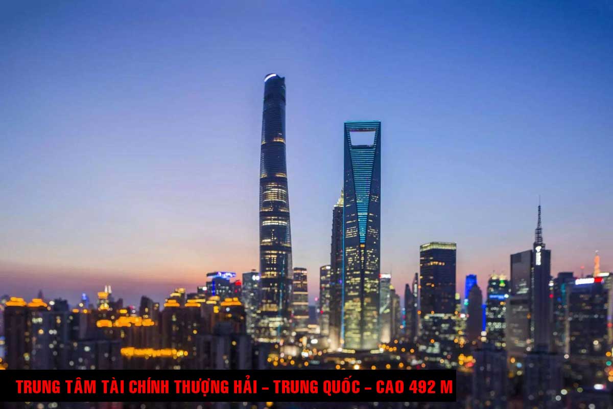 Trung tâm Tài chính Thượng Hải - Trung Quốc - Cao 492 m