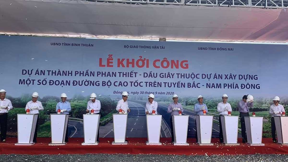 le khoi cong cao toc phan thiet dau giay - Cao tốc Phan Thiết - Dầu Giây