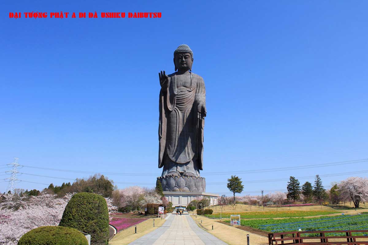 Bức tượng Đại Tượng Phật A Di Đà Ushiku Daibutsu