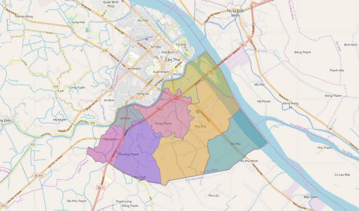 Bản đồ Cần Thơ mới nhất 2024: Cùng khám phá thành phố sông nước với bản đồ cập nhật mới nhất năm