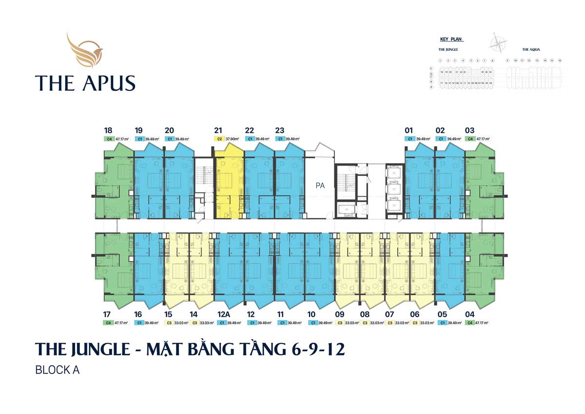 mat bang tang 6 9 12 block the Jungle du an the apus long hai - THE APUS PHƯỚC HẢI