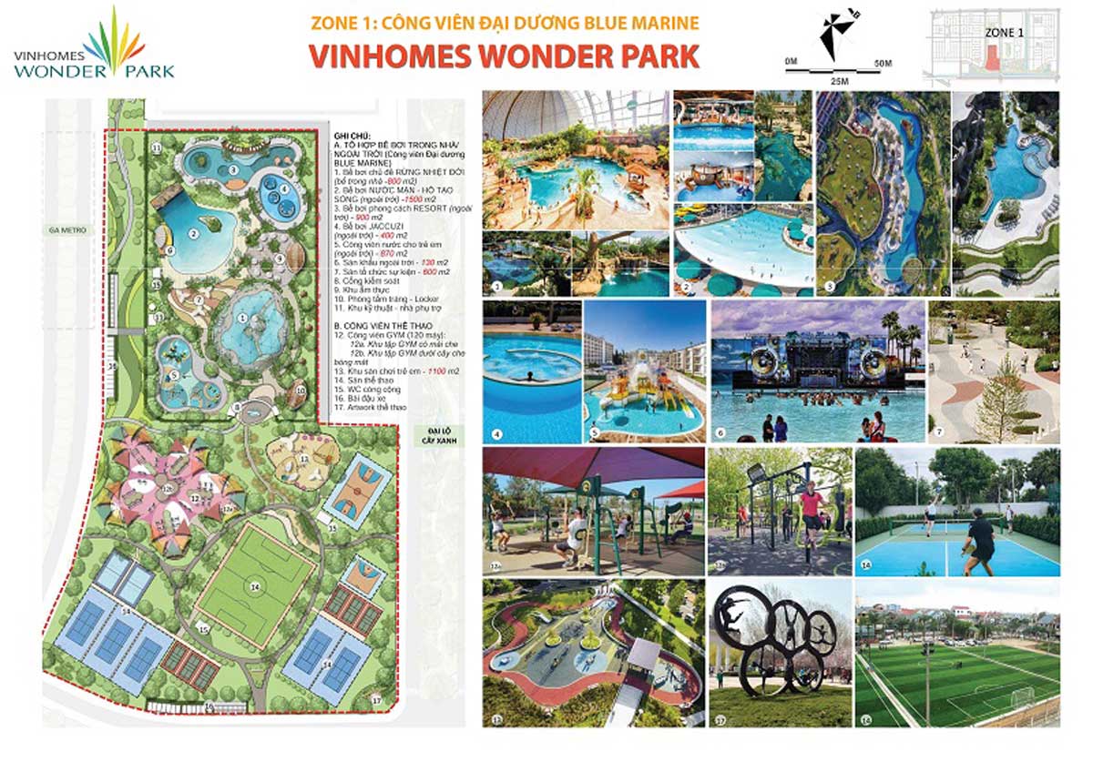 tien ich zone 1 cong vien dai duong blue marine vinhomes wonder park - Vinhomes Wonder Park
