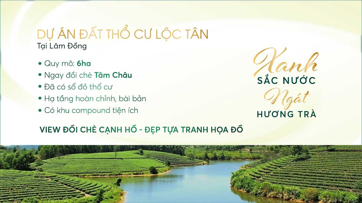 dat tho cu loc tan - Biệt Thự Làng Pháp Bảo Lộc Resort & Spa