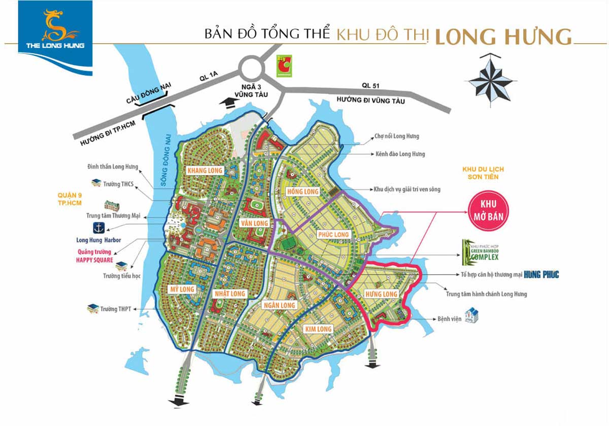 Mat bang Tong the Du an Long Hung City - Long Hưng City