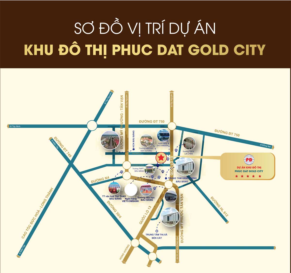 Vi tri Du an Phuc Dat Gold City - Phúc Đạt Gold City