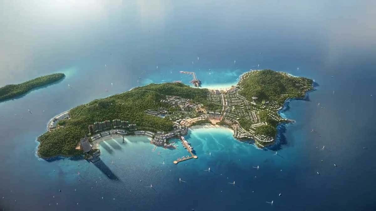Toàn cảnh Dự án Khu đô thị Đảo Thiên Đường Paradise Island Phú Quốc