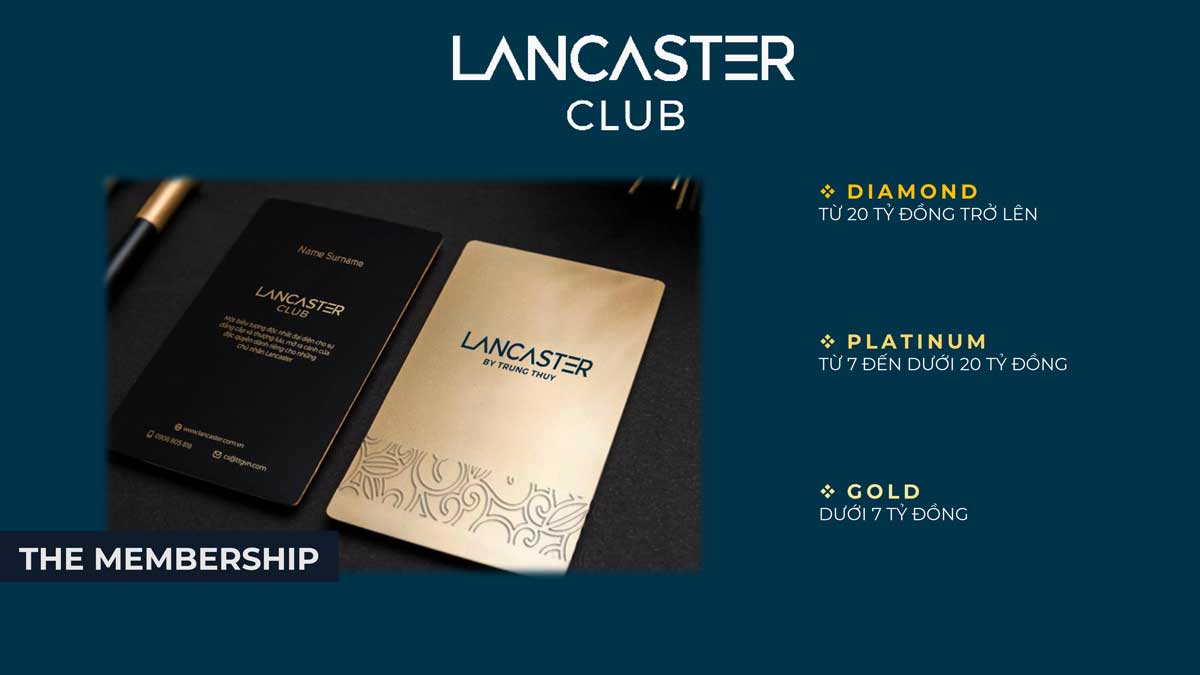 The thanh vien Lancaster Legacy - LANCASTER LEGACY QUẬN 1