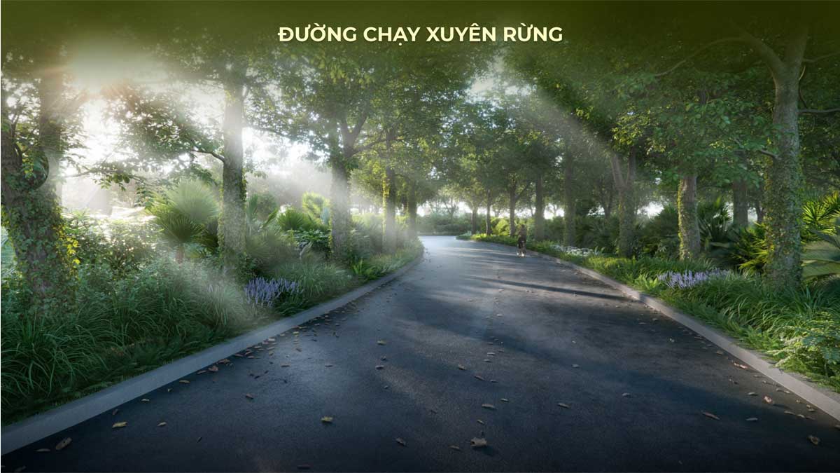 Duong chay bo Xuyen Rung Eco Village Saigon River - Eco Village Saigon River