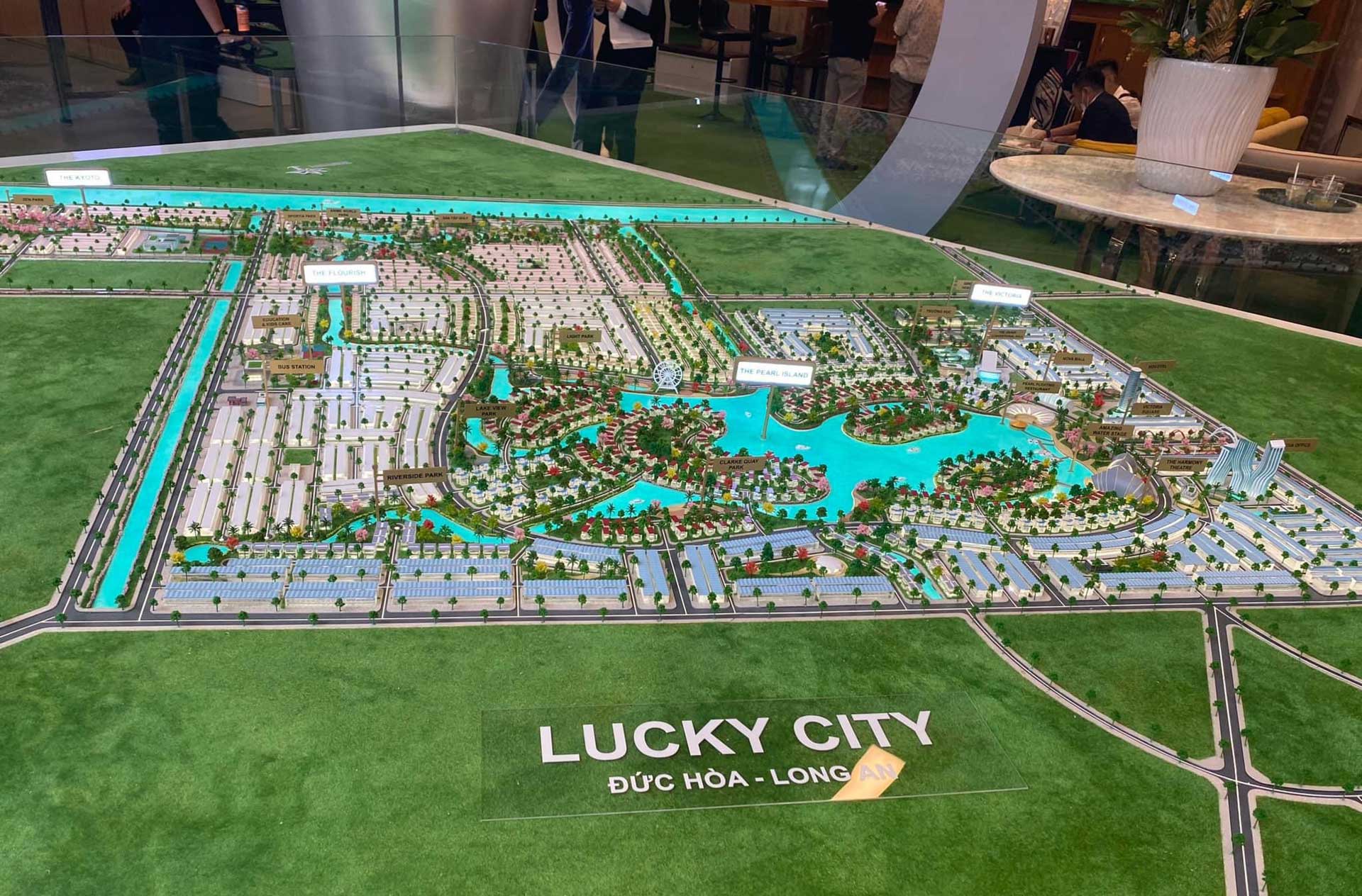 Phối cảnh Dự án Khu đô thị Lucky City Đức Hòa Long An