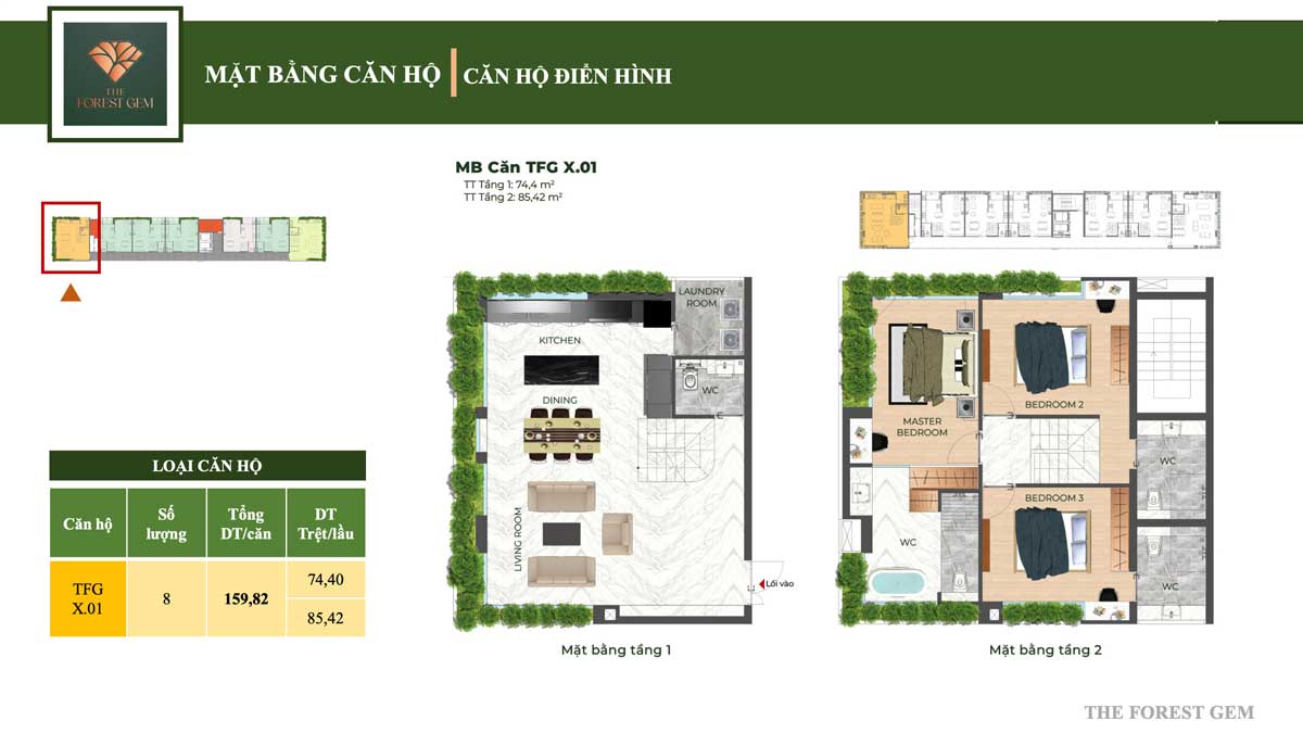 Thiet ke Can ho 15982 m2 The Forest Gem - The Forest Gem Bình Thạnh