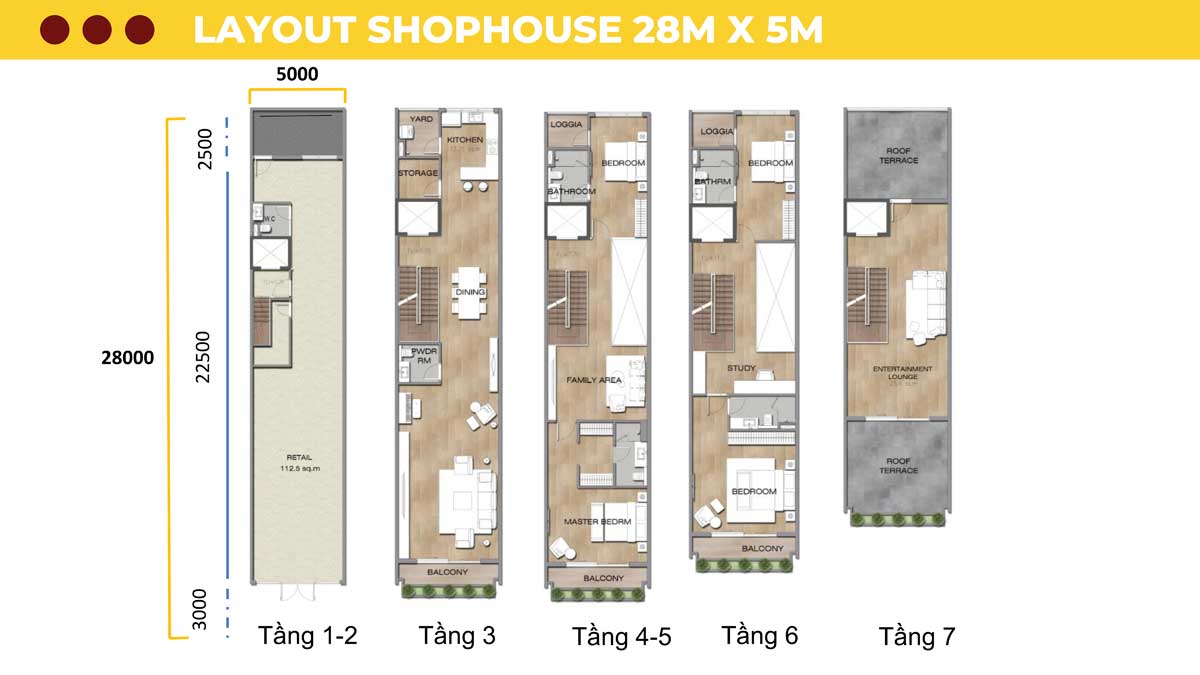 thiet ke shophouse sun cosmo residence - Sun Cosmo Residence Đà Nẵng