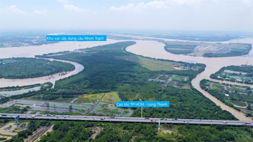 Cau Nhon Trach 3 - Khởi công xây dựng cầu Nhơn Trạch nối TP.HCM và Đồng Nai