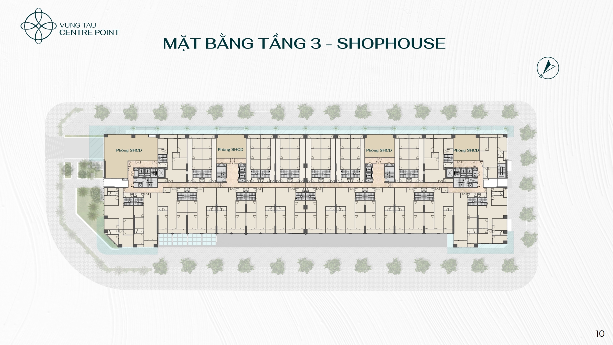 Mat bang Tang 3 Shophouse Vung Tau Centre Point - Vũng Tàu Centre Point