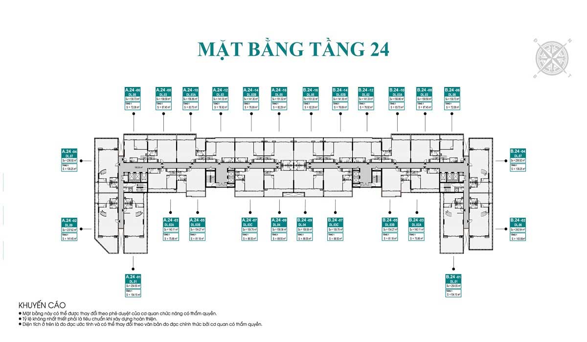 Mat bang tang 24 Vung Tau Centre Point - Vũng Tàu Centre Point