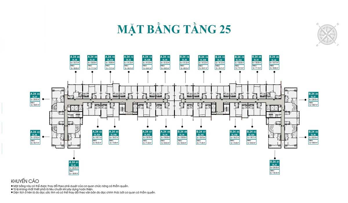 Mat bang tang 25 Vung Tau Centre Point - Vũng Tàu Centre Point