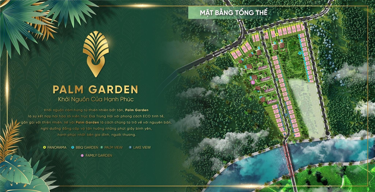 mat bang tong the du an palm garden - Palm Garden Bảo Lộc