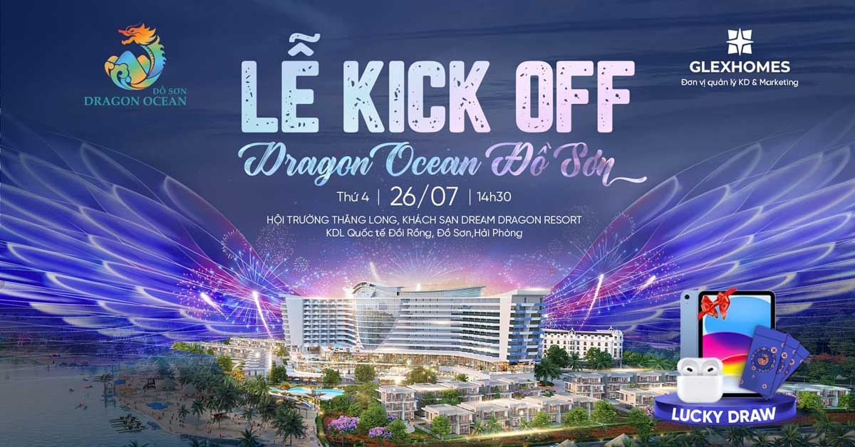 Tap doan Geleximco kickoff Du an Dragon Ocean - Dragon Ocean Đồ Sơn - Khu Du lịch Quốc tế Đồi Rồng Hải Phòng